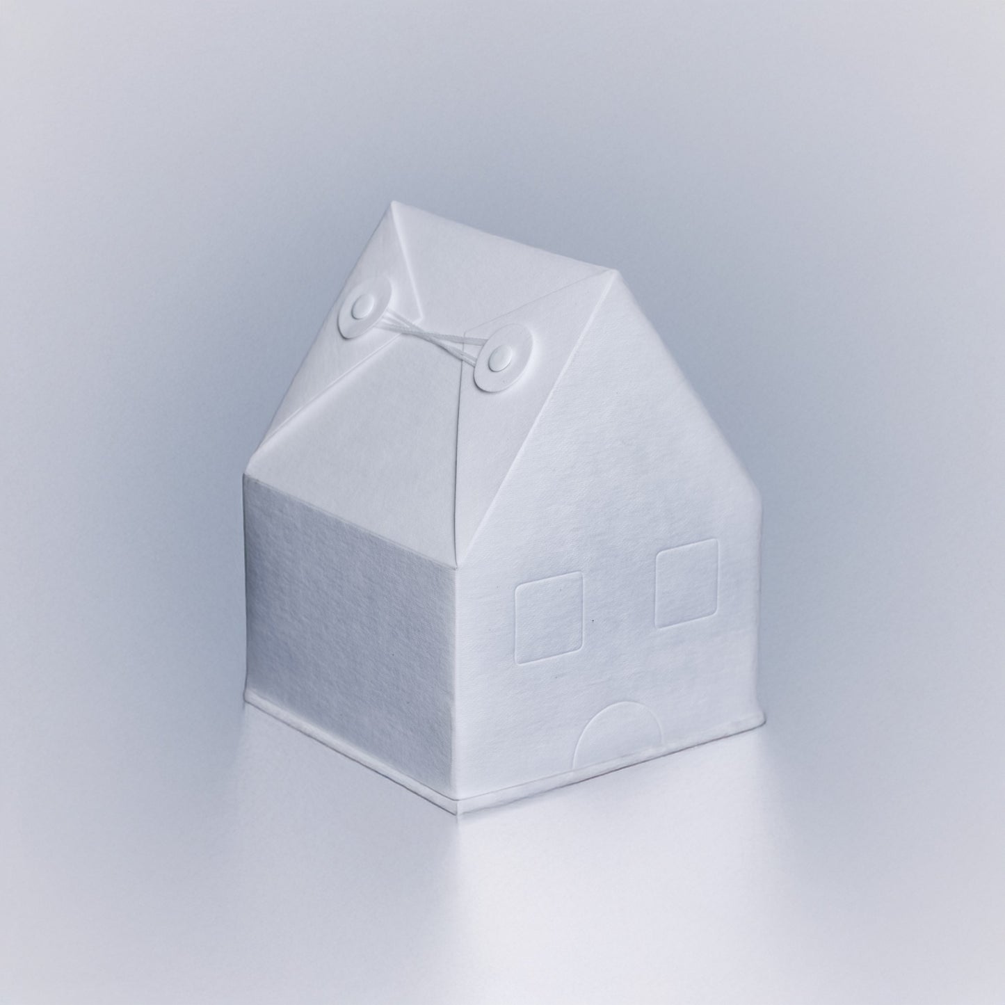 Anel Porta Branca Redondo - Banho em Ouro Rosé