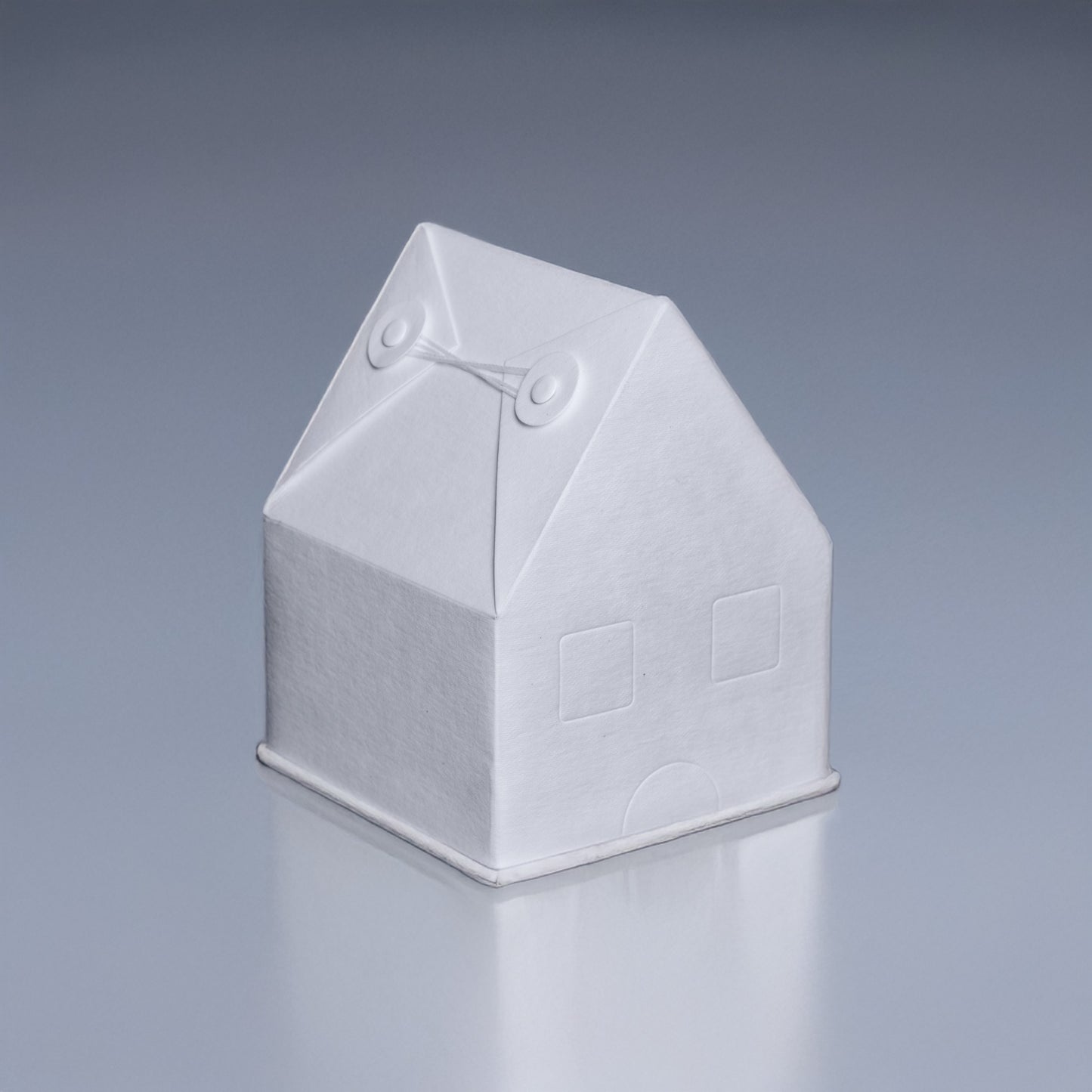 Anel Porta Vermelha Quadrado - Base em Prata 925